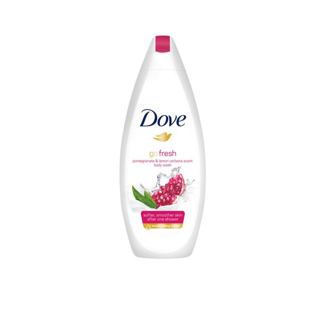 Dove Go Fresh Duschgel Mit Pumpe – Nektarine & Weißer Ingwer, 800 Ml, 3er Pack, Pflegt Sanft & Spendet Feuchtigkeit
