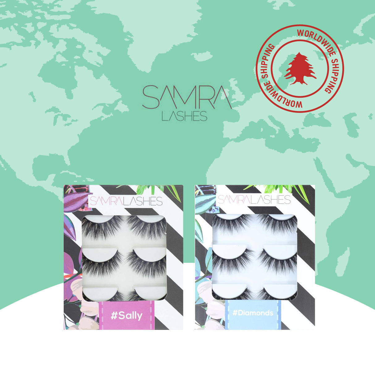 Samra Lashes | False Lashes | feel 22 | WORLDWIDE SHIPPING – int.feel22.com