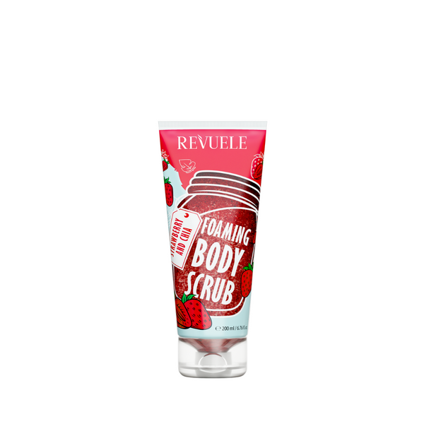 Revuele Foaming Body Scrub Strawberry And Chia 200ml