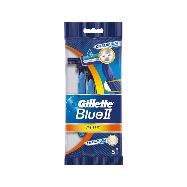 Gillette BlueII Plus 5's Disposable Razors