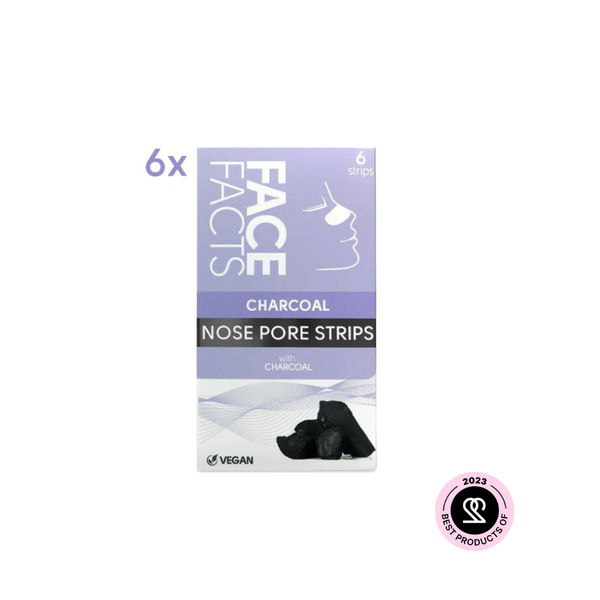 Face Facts Charcoal Nose Pore Strips 6 pcs