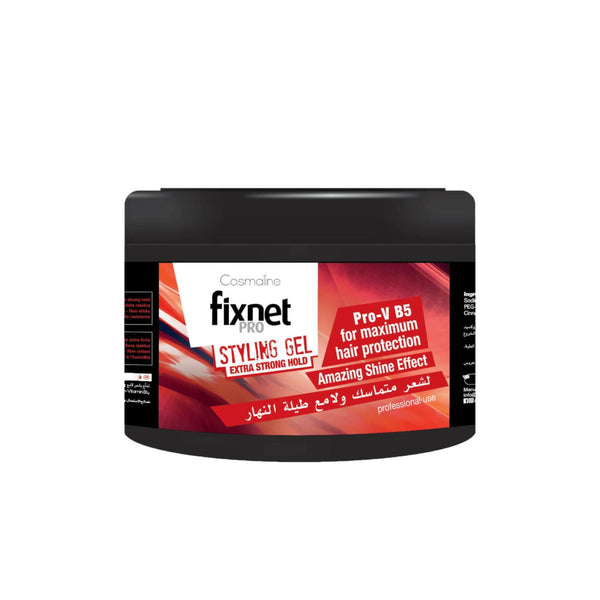 Cosmaline Fixnet Pro Styling Gel Extra Strong Hold Red 450ml