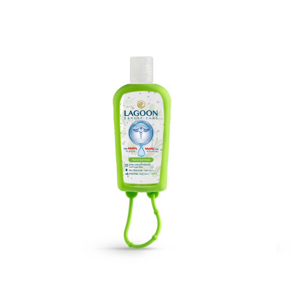 Lagoon Hand Sanitizer Gel 80ml With Rubber Band
