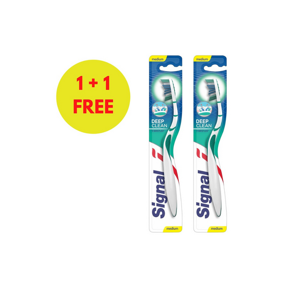 Signal Toothbrush Deep Clean Medium 1+1 Free