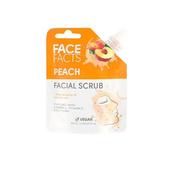 Face Facts Peach Facial Scrub 60ml